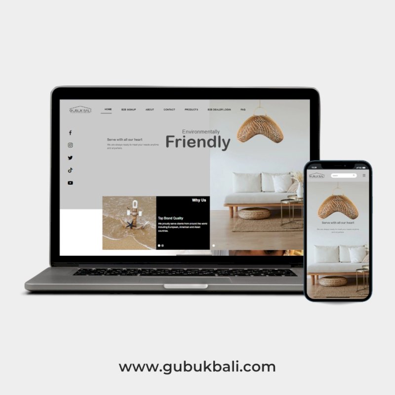 Portofolio Pembuatan Website : CV Gubuk Bali