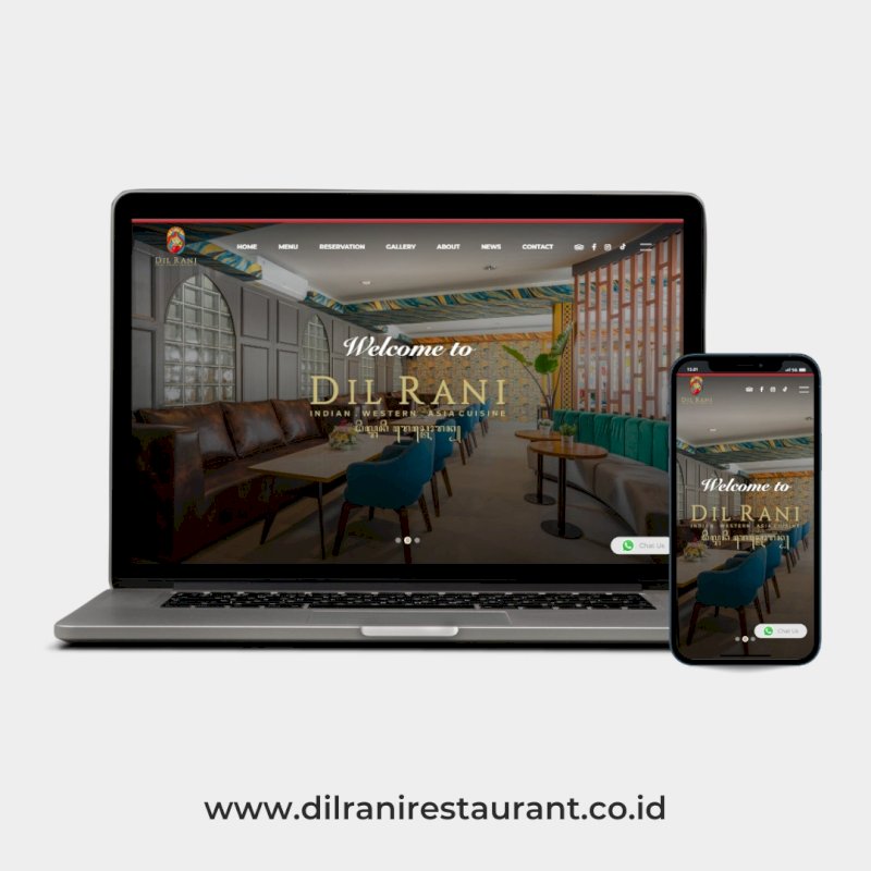 Portofolio Pembuatan Website : DilRani Restaurant