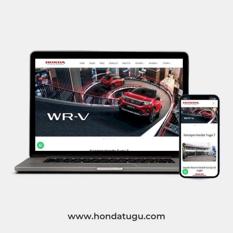 Portofolio Pembuatan Website : Honda Tugu Jogja